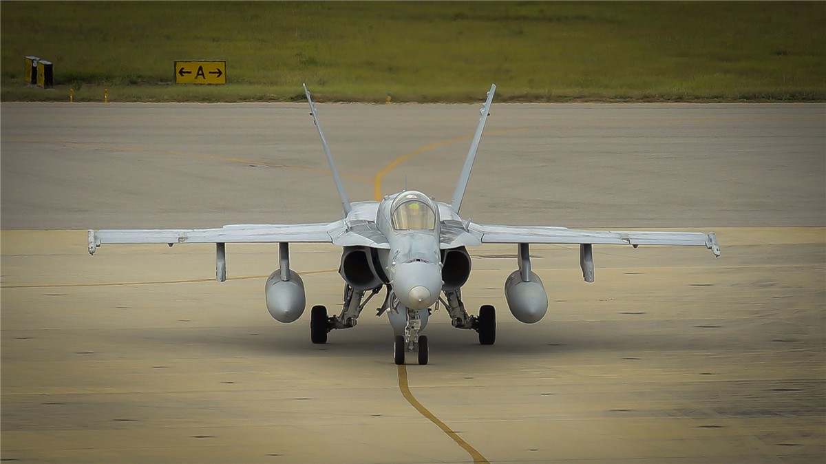 f/a-18c"大黄蜂"出动,准备进行救援行动_新浪看点