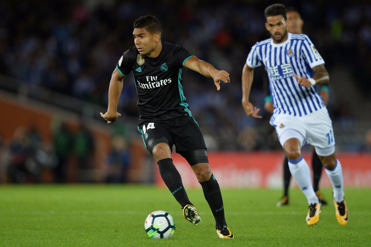 皇家社会1-3皇马,贝尔奔袭破门