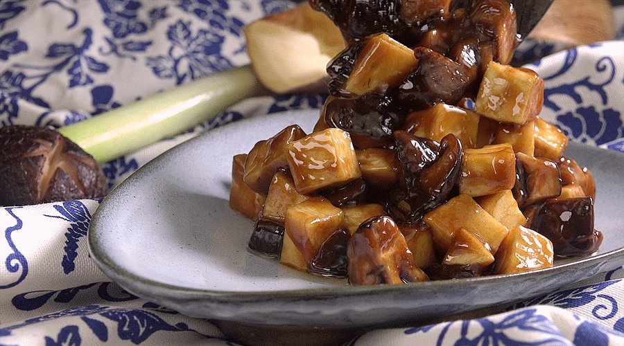 冬菇与冬笋搭配的绝世美味爽脆与香软却是如此和谐