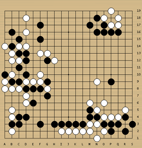 白2只得补棋，黑3、5后看起来是左边和左上的转换，如果各自吃住，黑棋实地收获大。