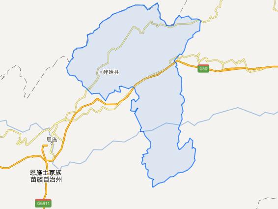 湖北省一"蘑菇形状"县,人口超50万,历史超1700年|建始县|湖北省_新浪