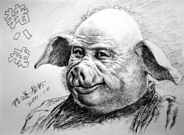 钢笔画作为一个独立的画种,除了具有点,线,面,体这些所有画种通用的