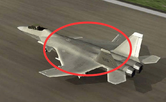 中国空中幽灵战机浮出水面, 机身采用3d打印技术, f22不是对手