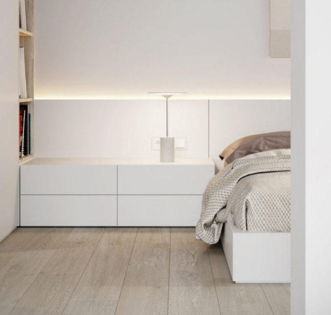 带有中性色彩的极简主义公寓别致舒适的男人风格