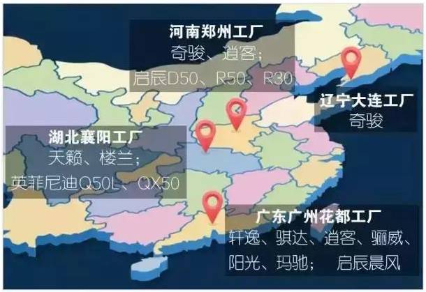 你能买到的合资车，都是在国内哪些地方生产的？