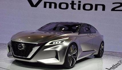 日产天籁概念车犀利亮相颜值超高转变画风有望明年亮相