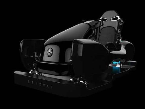 奔驰设计反重力概念汽车, 超炫酷外观单人驾驶犹如飞毯