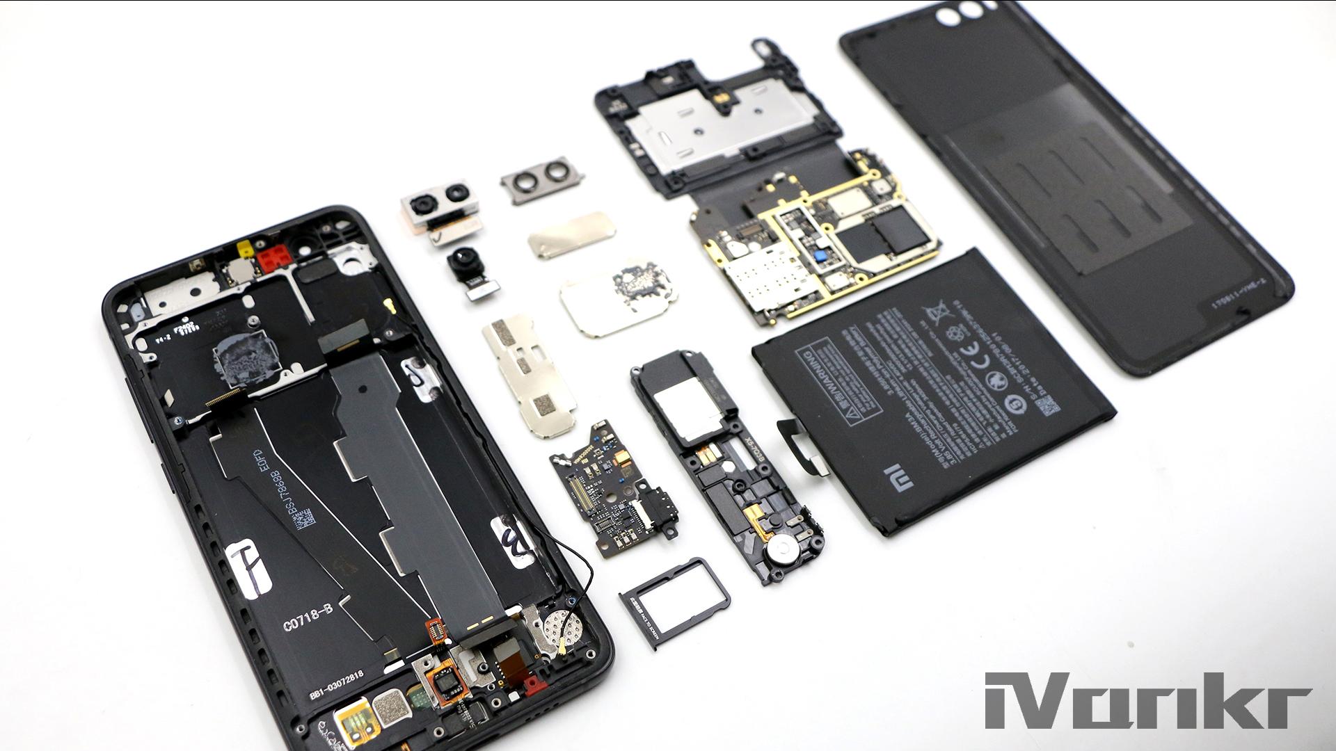 爱拆小米note3拆解比想象中简单多处细节改进