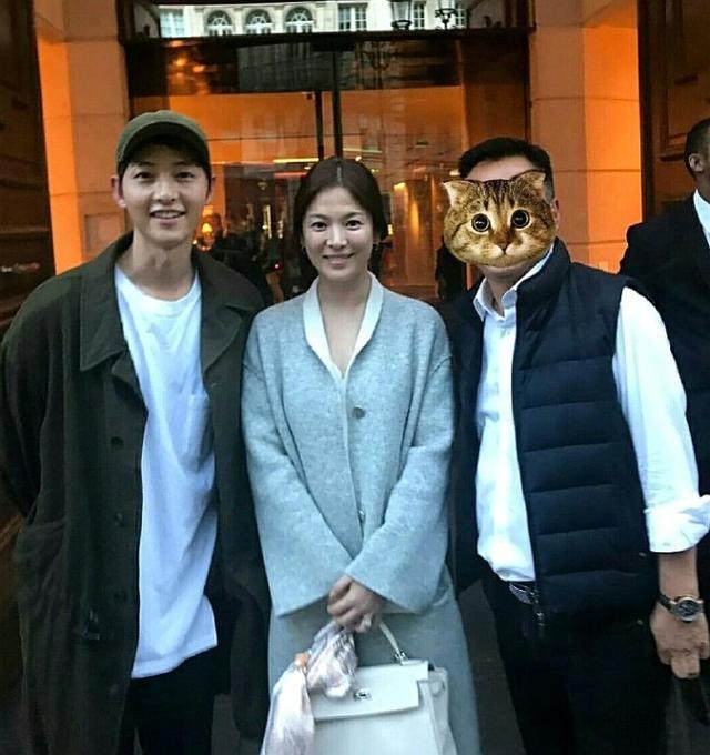 宋慧乔宋仲基最新合照曝光,36岁乔妹竟有点显老