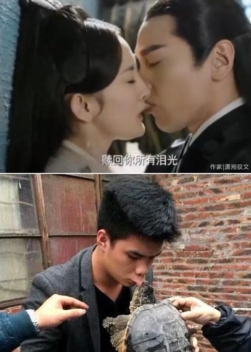 为了新剧杨幂与男主角被迫公开演暧昧那画面刘恺威恐怕不敢看