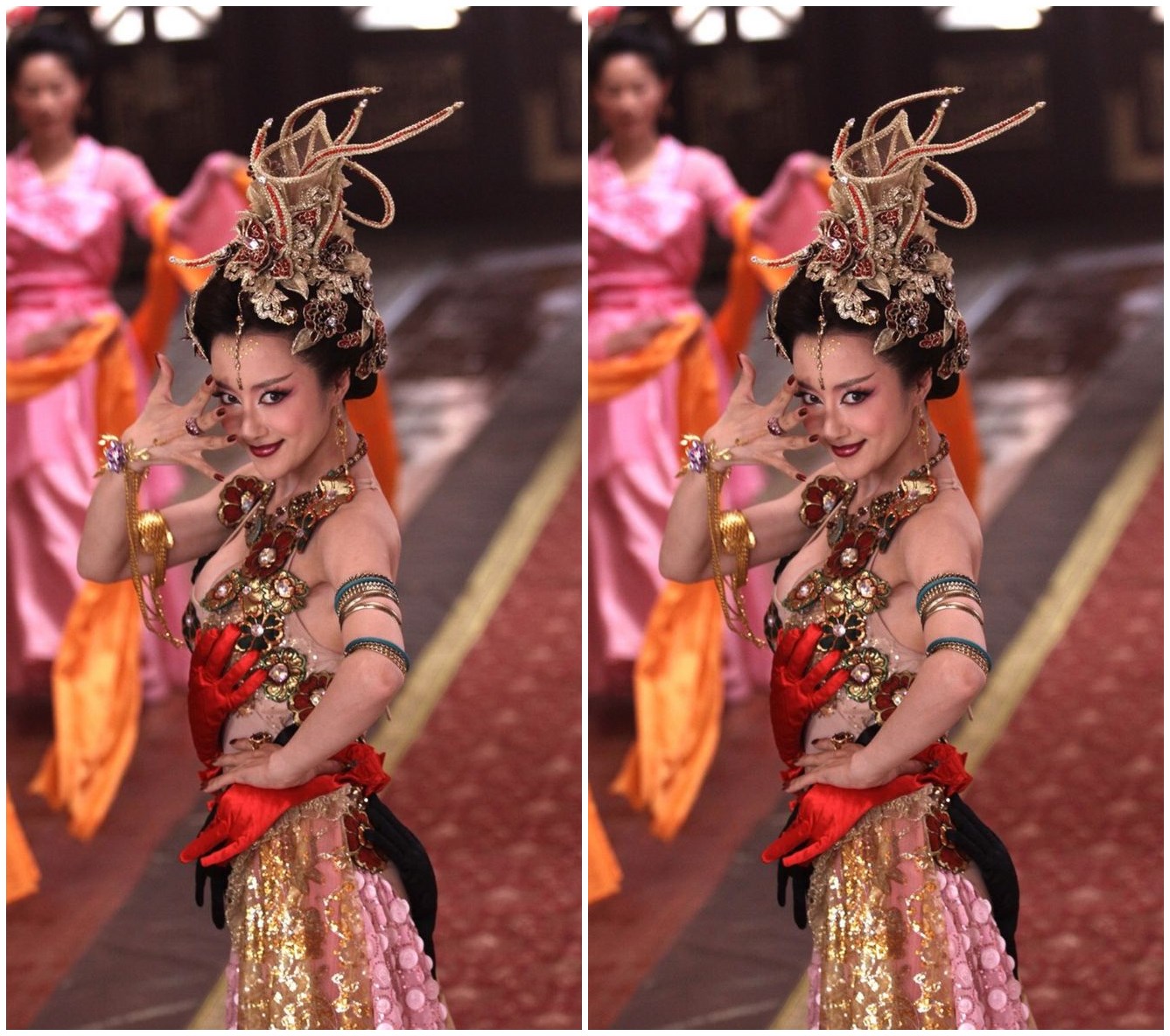 第五名:李依晓张馨予出演《封神英雄榜》中的苏妲己,在剧中苏妲己完美