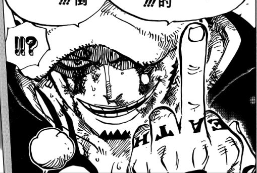 一个动作,说明山治和布琳真像一对儿,因为海贼王里只有他两人用