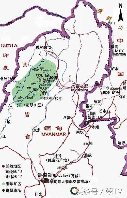 缅甸佤邦勐能县地图图片