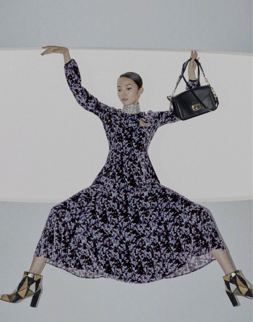 鬼马精灵雎晓雯时尚大片,这双腿"已经"逆天啦