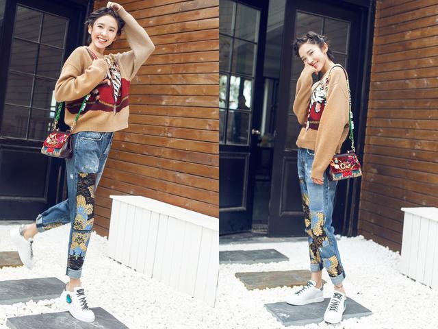 爱上唐艺昕的100个原因，因为她的笑，还是因为她的穿？