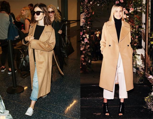 今年的呢大衣就穿暖色调，这三种流行色美到可口