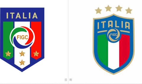 意大利国家足球队新队徽 四颗星更闪耀