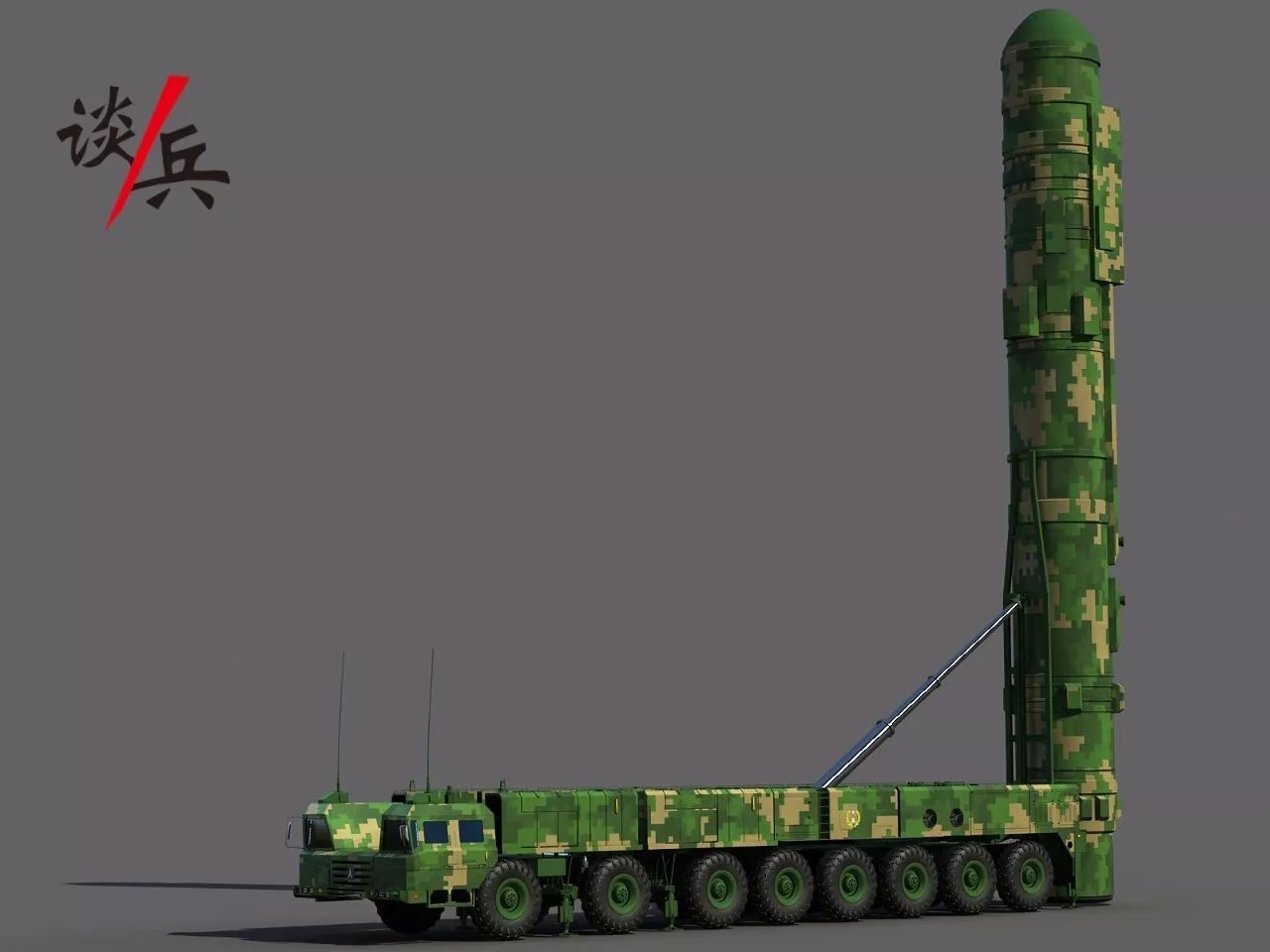 中国东风41导弹真容初露搭载10枚核弹头可打击地球任何地方