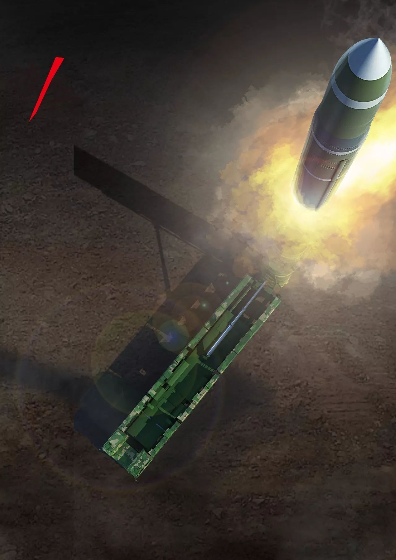 搭载10枚核弹头,可打击地球任何地方!