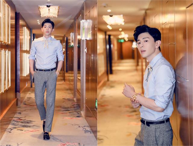 不同于潮范痞帅，邓伦的“一本正经”也能穿出最in风尚