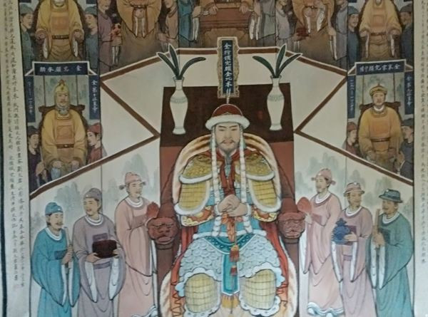 他不想让金在他的手里覆灭让后世史官把他写成丢掉国家的人,就苦苦