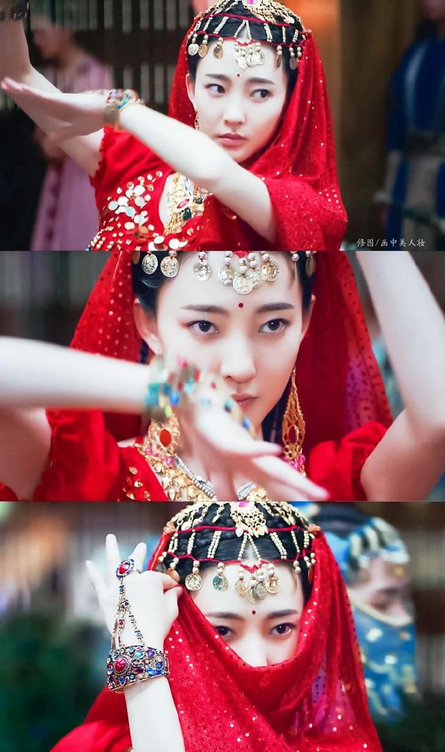 王丽坤红衣古装惊艳荧屏丝毫不输林心如佟丽娅被赞古装女神