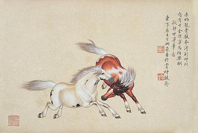 当代的画马高手,行家认为他和徐悲鸿齐名,郭沫若赞他:当代曹霸|曹霸|徐悲鸿|郭沫若_新浪新闻