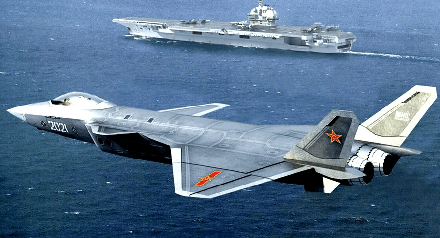 中国舰载版歼20现身可缩短起飞距离美军急的直跳脚了