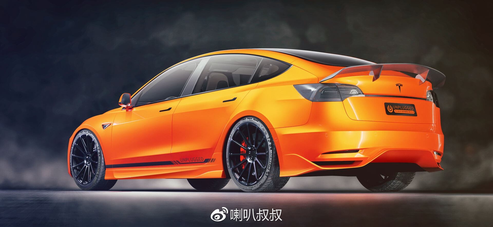 特斯拉model 3改装街拍,这么帅,再贵也值了!