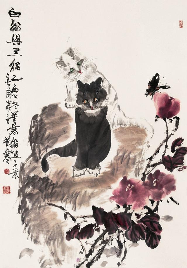 青年辞铁饭碗学画,在南京办画展30万人次参观,获赞"当代猫王"