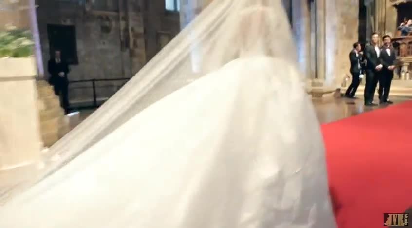 周杰伦与昆凌教堂婚礼画面 背景音乐超好听