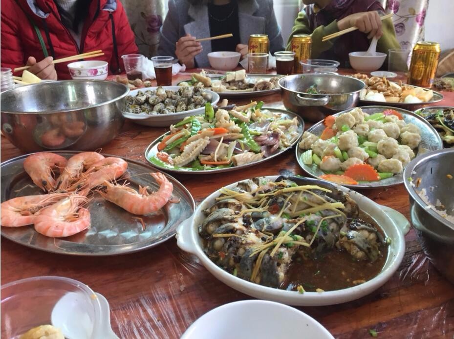 农村办喜酒看看真正的大场面