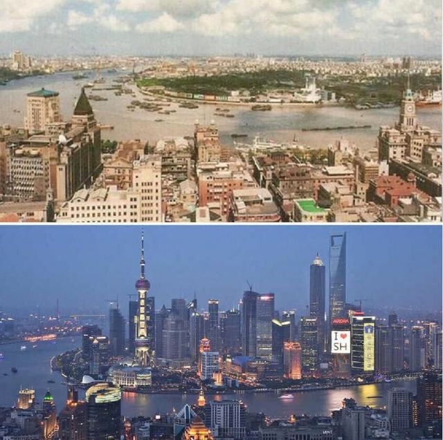 各大城市今昔对比！中国变化神速，纽约基本不变！|纽约|变化|城市_新浪新闻