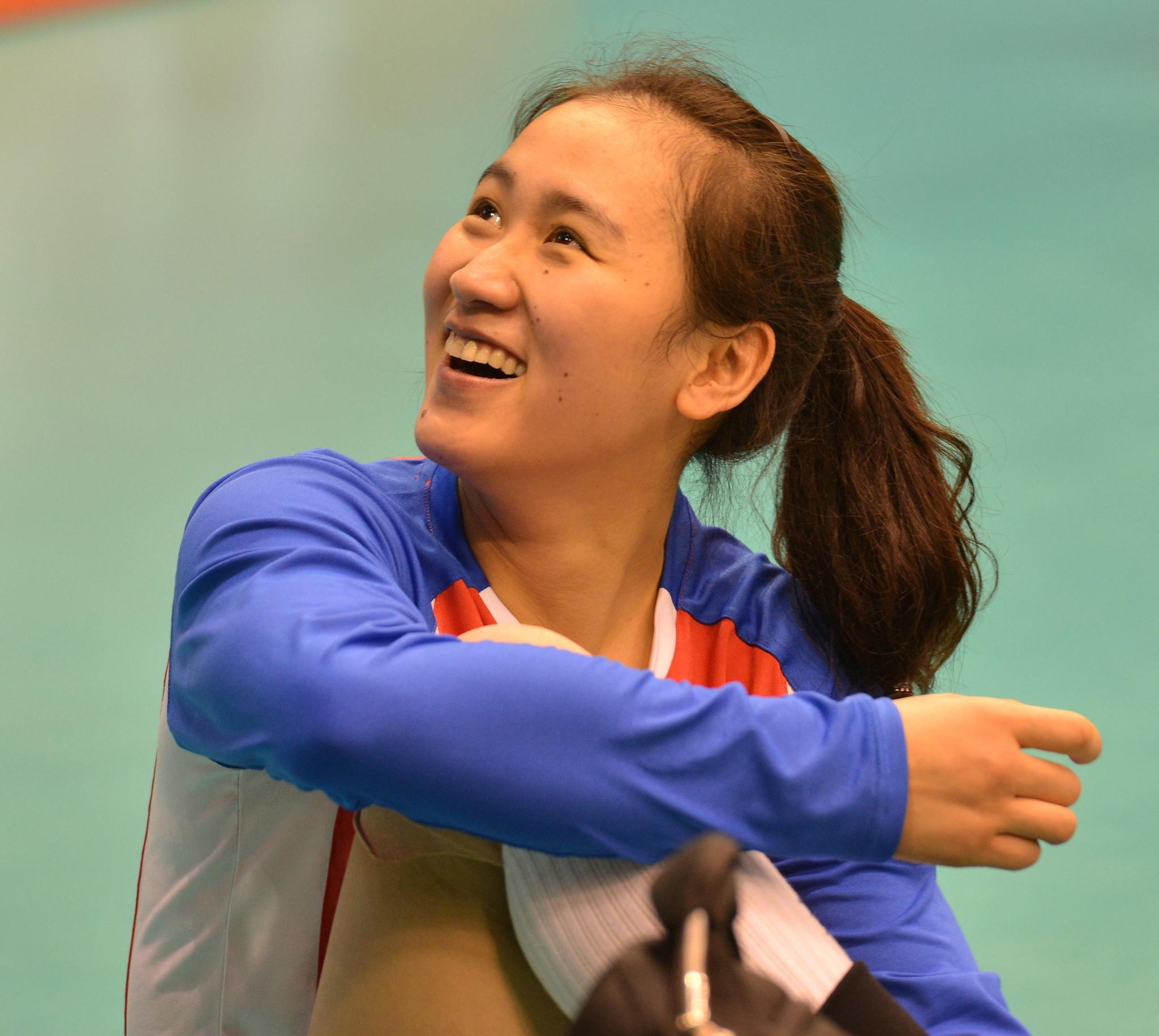 她与中国男排球员边洪敏的感情也备受外界关注,有望修成正果.