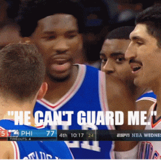 nba新一代垃圾话之王诞生, 他还是逗逼之王——大帝恩比德!