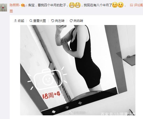 王思聪前女友雪梨发孕照秀肚皮