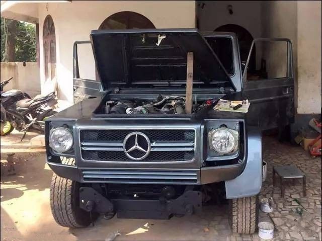 这家毫不起眼的修车店，竟把几万块的烂车改成奔驰G级！