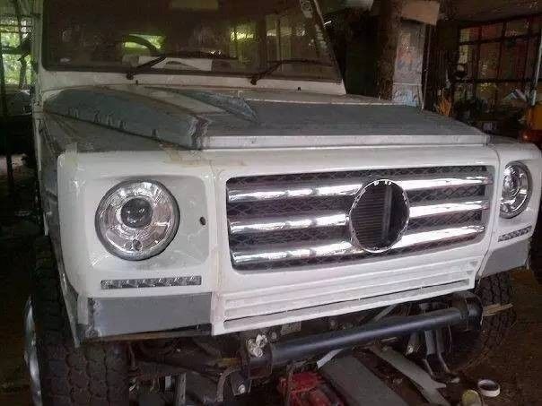 这家毫不起眼的修车店，竟把几万块的烂车改成奔驰G级！