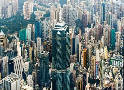 从1000米高空俯瞰香港大楼,最后一张图看得让人头晕目眩|摩天大楼|香港|建筑_新浪新闻