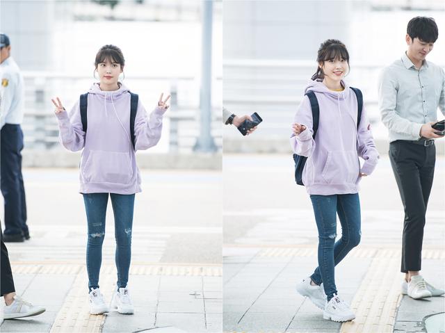 IU李知恩小姐姐的减龄穿搭真耐看，我可以穿上它跟你回家吗？