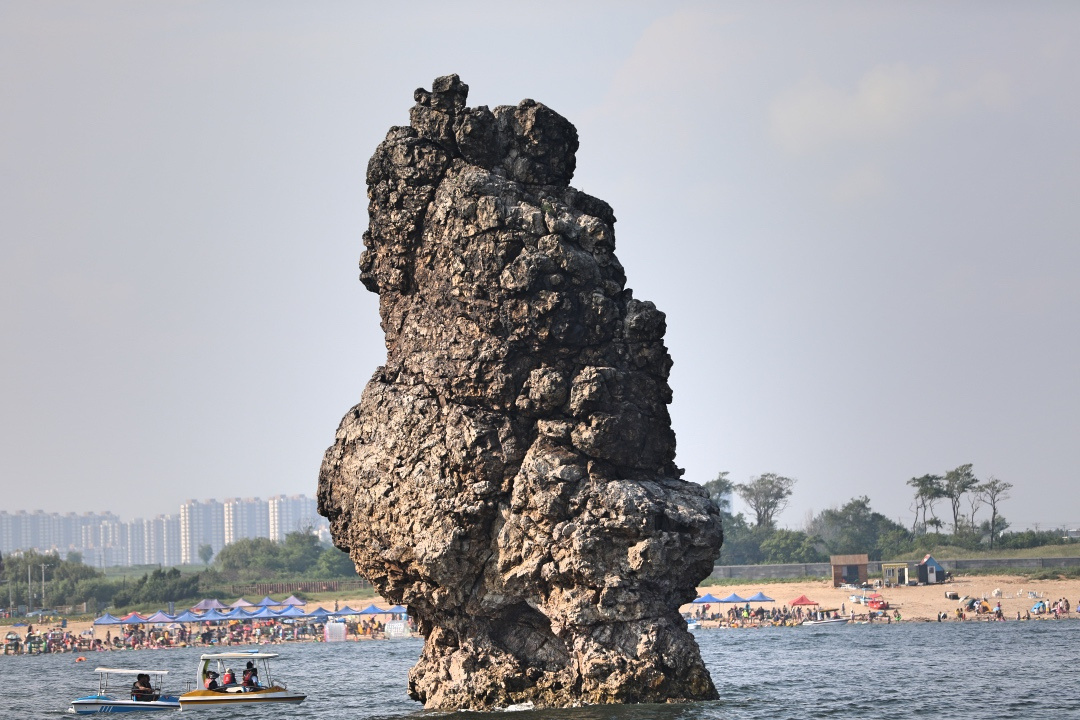 秦皇汉武曾经东临碣石,如今漂流在渤海湾上