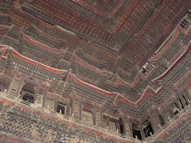 西安有座明代公输堂,令人眩晕的600年前全木拼接的天宫楼阁