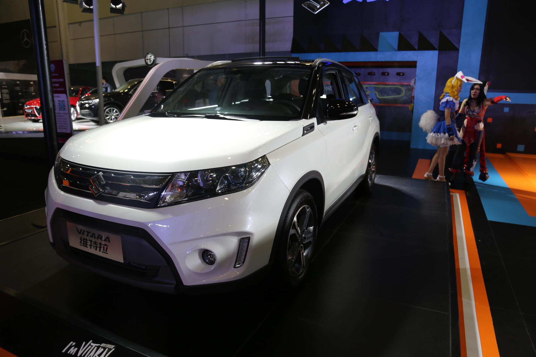 长安铃木维特拉,15万级别都市硬派suv,车展实拍!