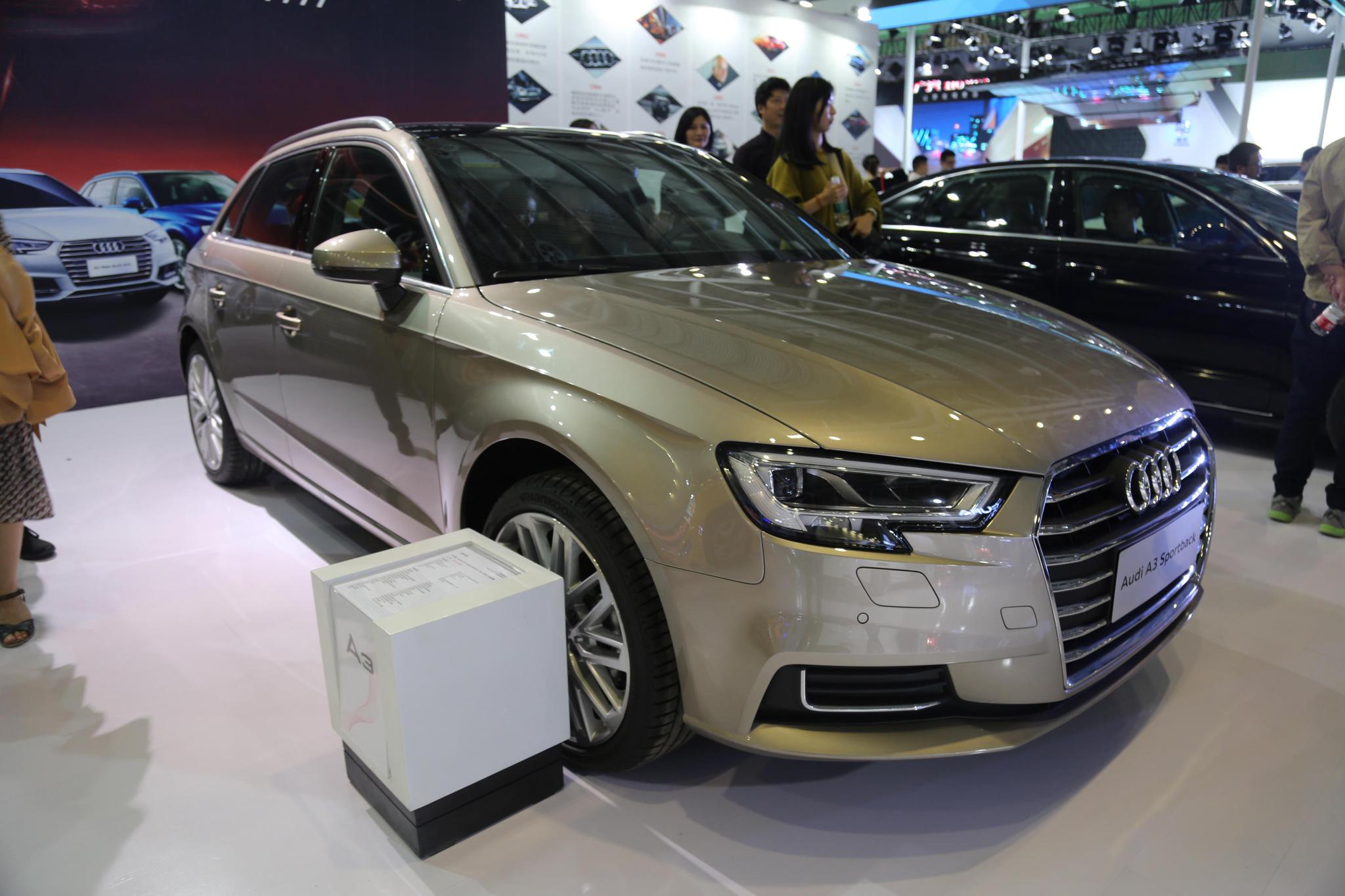 奥迪a3 sportback,20万级别紧凑型轿车,车展实拍!