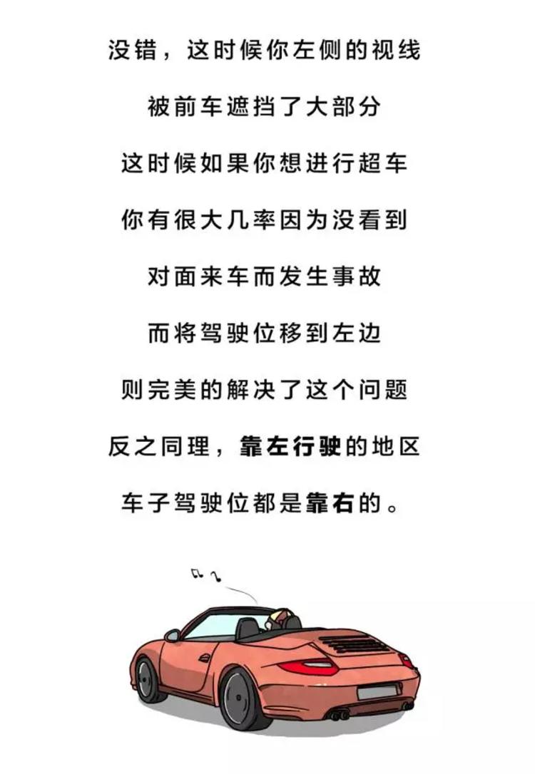 为什么我们靠右行驶，而方向盘却在左边？装B必备！