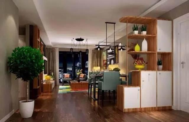 小户型房子进门就是客厅餐厅没有玄关过渡地段该怎么装修