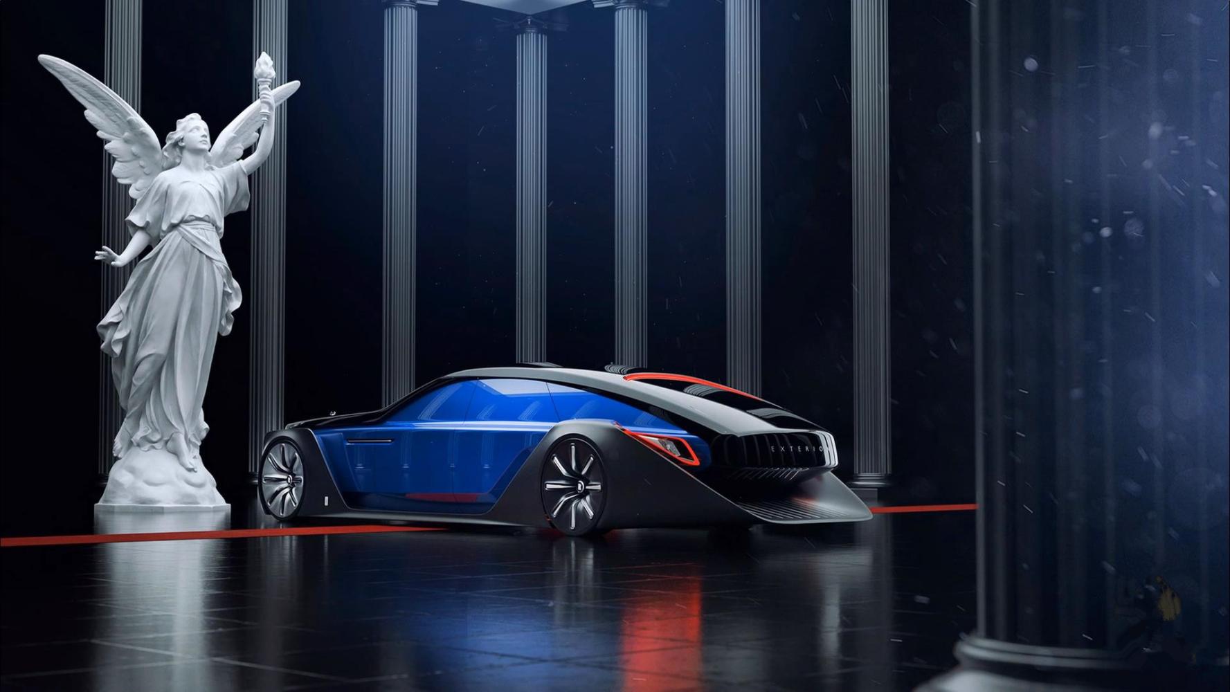 劳斯莱斯概念汽车锂电池驱动科幻感十足售价千万能否买到