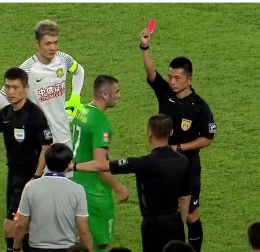 中超吃红牌最多球队是国安,还有两队金身未破