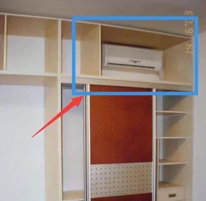 头次见有人把空调设计在衣柜里,这样装修太聪明了!