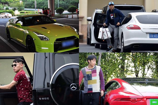 看看国足队员的豪车阵容,武磊的出行座驾最显眼